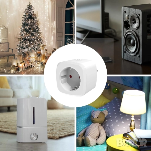 К-кт 4бр Smart Wi-Fi преходен контакт с функция електромер (измерване на консумацията), снимка 8 - Друга електроника - 52777693