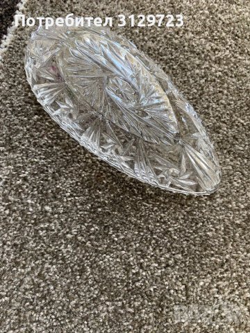 кристална купа за ядки, снимка 2 - Други - 39391276