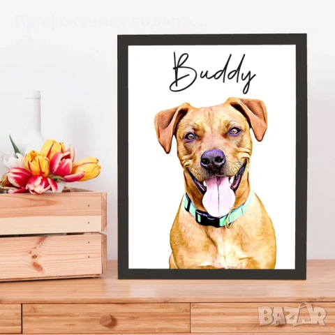 Комикс портрет на домашен любимец, стратхотен вариант за подарък, снимка 8 - Други животни - 53646162