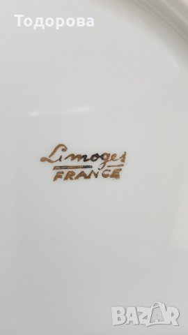 Порцеланова чиния- Limoges, снимка 4 - Антикварни и старинни предмети - 33952176