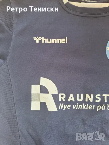 Тениска на Silkeborg • гостуващ екип • №28 • Hummel • синьо • размер M • Деца, снимка 5 - Тениски - 56314980