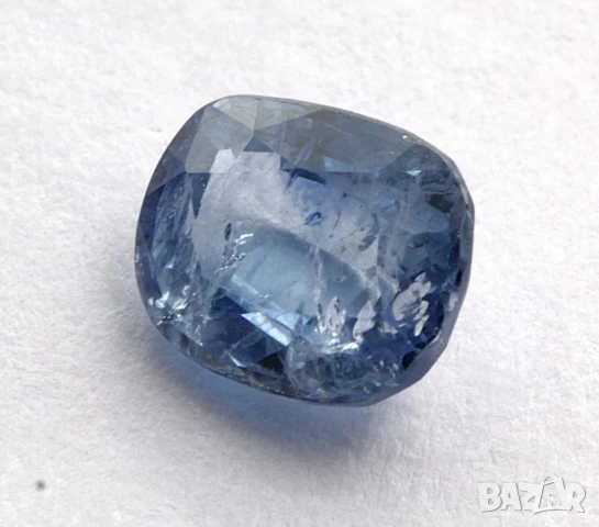 Сертифициран естествен виолетов Сапфир – 0,84 карата , снимка 5 - Колиета, медальони, синджири - 50795243