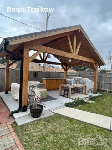 изграждане на навеси и дървени конструкции , снимка 9 - Други ремонти - 53071765