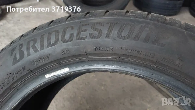 Лятна гума 225/50/17 Bridgestone , снимка 5 - Гуми и джанти - 55791671