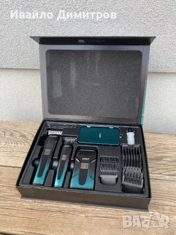 Професионален бръснарски комплект VGR ( 3 машинки ), снимка 3 - Машинки за подстригване - 49014134