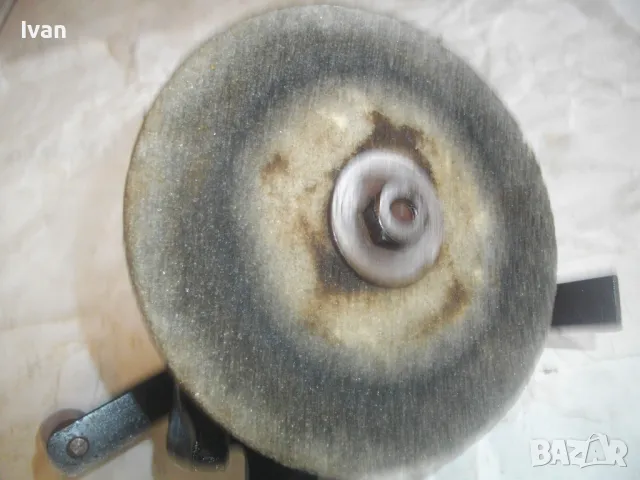 SAAB Немски РЪЧЕН ШМИРГЕЛ ф125-150мм Старо качество Отличен Масивен, снимка 14 - Други инструменти - 47365123