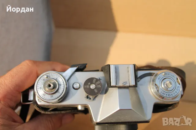 СССР фотоапарат ''Zenit-F'' / обектив ''Helios 44-2'', снимка 4 - Фотоапарати - 47790899