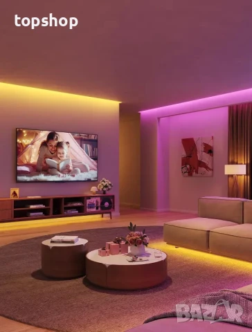 НОВА, ТЕСТВАНА Govee H6159 Smart LED лентоа, 5 метра WiFi LED лентово осветление, Alexa и Google..., снимка 5 - Лед осветление - 50575666