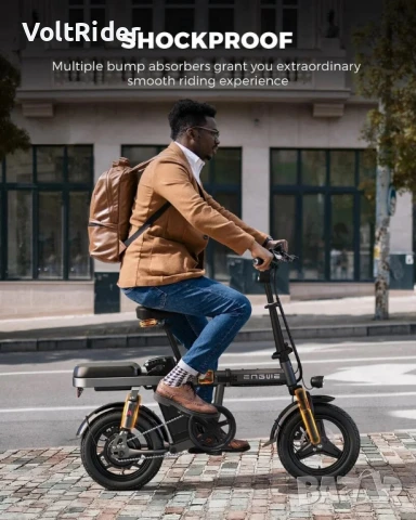 Сгъваемо електрическо колело ENGWE Т14 680W 48V 10Ah48V, снимка 11 - Велосипеди - 49399369