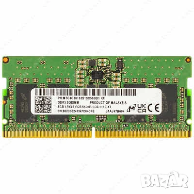 Нова RAM памет за лаптоп Micron SODIMM 8GB DDR5 5600