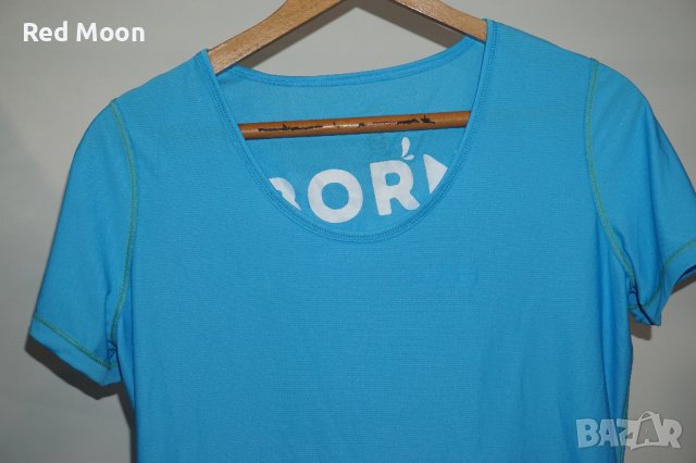 Дамска Спортна Тениска Salomon Born To Sweat Размер L, снимка 11 - Тениски - 42193508