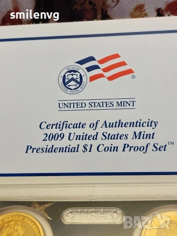 Американски долари 2009, снимка 7 - Нумизматика и бонистика - 53863170