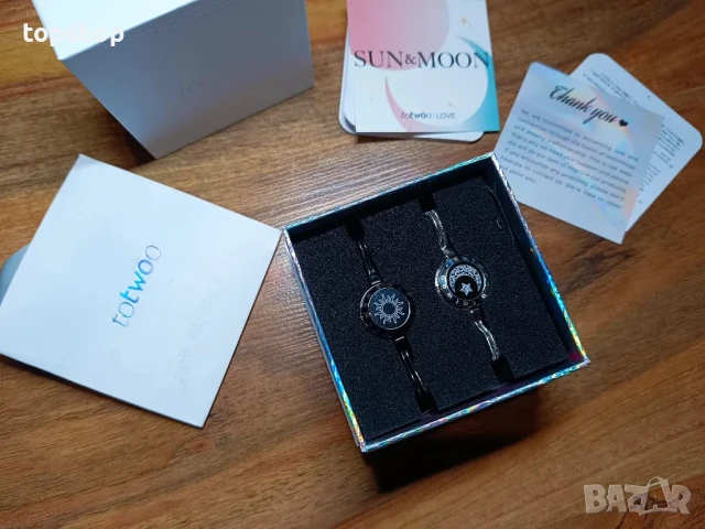 Различни варианти TOTWOO гривни за влюбени - Дизайнерска серия, снимка 15 - Смарт гривни - 50575514