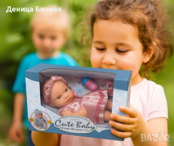Кукла бебе момиче за деца 3+ години, снимка 7 - Кукли - 50658276