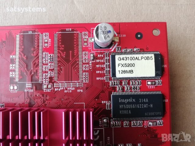 Видео карта NVidia GeForce Gainward FX5200 128MB DDR 64bit AGP, снимка 6 - Видеокарти - 36000495