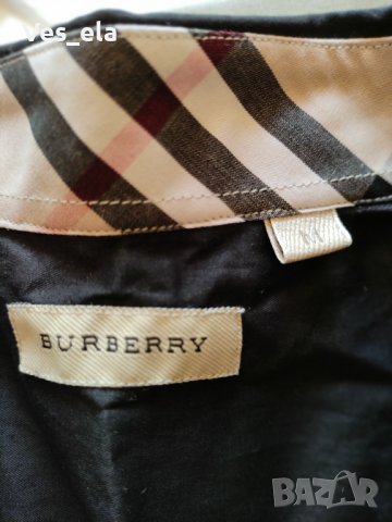 Вurberry London нова мъжка черна риза с къс ръкав, снимка 8 - Ризи - 40692161