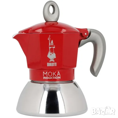 Bialetti Moka Induction Rossa – за 4 чаши