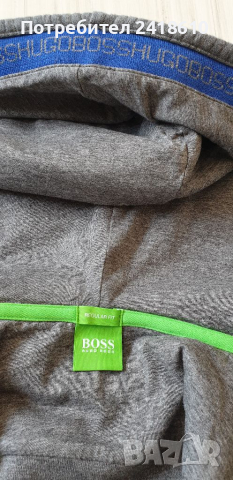 Hugo Boss Saggy Hoodie Full Zip Regular Fit Mens Size М ОРИГИНАЛ! Суичер с цял Цип!, снимка 5 - Спортни дрехи, екипи - 36181090