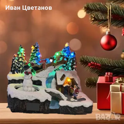 Вълшебна Коледна сцена - нежен чар и празнично вълшебство