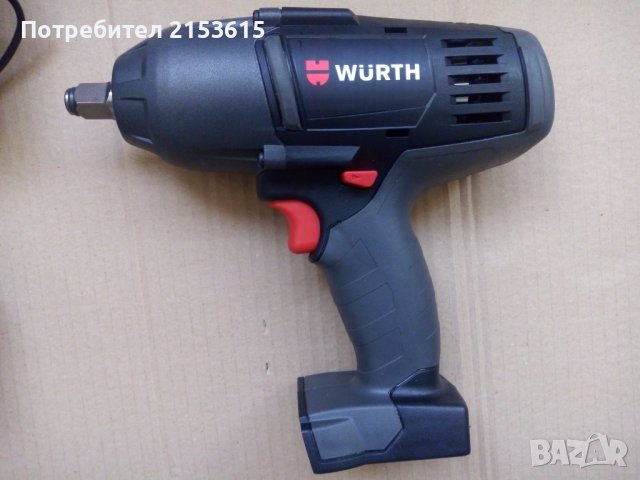 Wurth 1/2 гaйковерт ASS 18-1/2 INCH HT с зарядно и 1 батерия работи с 18v milwaukee батерии, снимка 4 - Винтоверти - 42269197