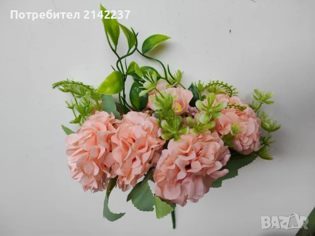 Изкуствени цветя букет 35см различни цветове, снимка 6 - Изкуствени цветя - 47466731