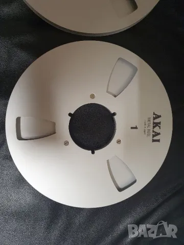 26,5см 10,5" метални магнетофонни ролки Akai В много добро състояние са ролките. Двете за 180лв., снимка 6 - Декове - 50056383