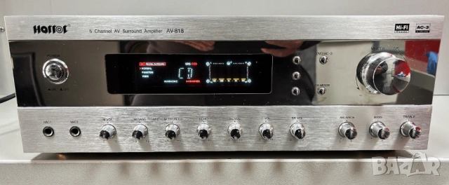 5-канален AV съраунд Усилвател Harrot, модел AV-818, снимка 2 - Ресийвъри, усилватели, смесителни пултове - 53505440