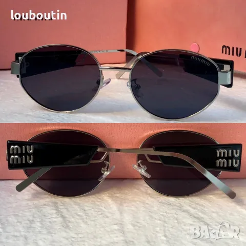 Miu 2024 дамски слънчеви очила елипса кръгли овални 4 цвята, снимка 5 - Слънчеви и диоптрични очила - 47765608