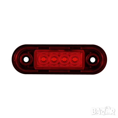 LED габарит 4 LED 12-24V жълт, снимка 2 - Аксесоари и консумативи - 55868883