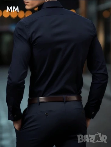 Мъжки ризи Л размер, снимка 3 - Ризи - 50657930