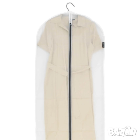 Комплект калъфи за дрехи Brabantia, paзмepи M/L/XL, Transparent/Grey, 2 броя, снимка 4 - Други стоки за дома - 52098710