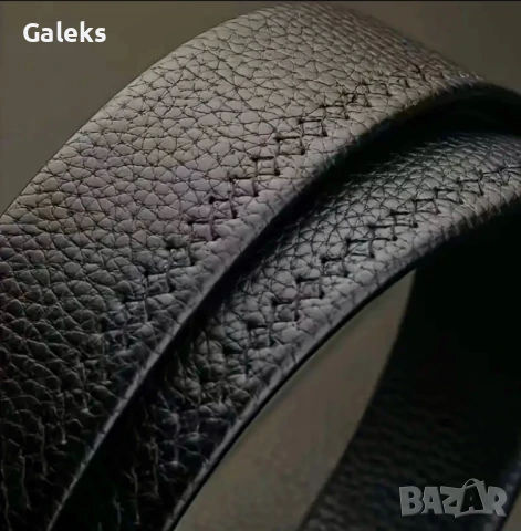 Мъжки официален колан за Панталони William PAUL* Черна естествена телешка кожа!, снимка 12 - Колани - 51331947