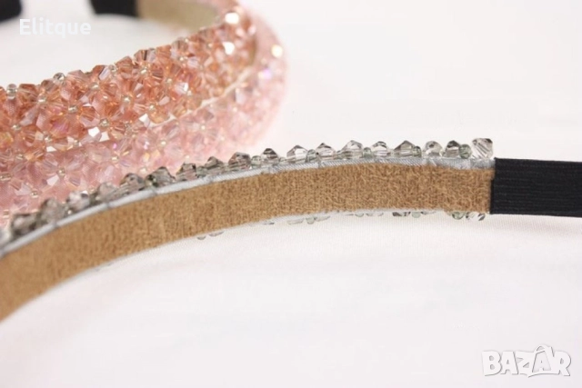 Модерна диадема за глава с камъни, различни цветове , снимка 3 - Аксесоари за коса - 52798022
