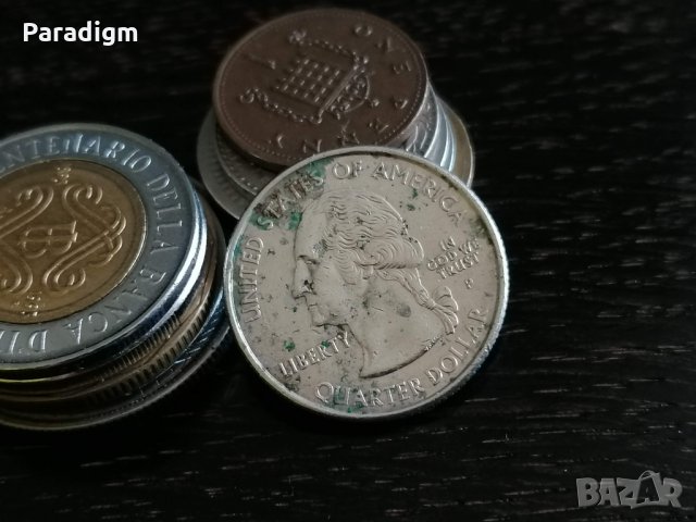 Монета - САЩ - 1/4 (четвърт) долар (Масачузец) | 2000г., снимка 2 - Нумизматика и бонистика - 34033959