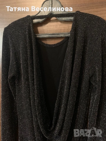 Блестяща официална рокля с гол гръб, снимка 3 - Рокли - 53056576