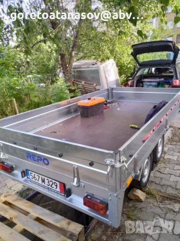 Туристическо ремарке под наем, платформа под наем, бус под наем София, хамали София , снимка 1