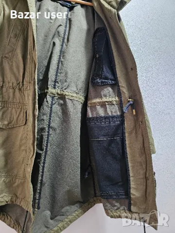 Дамска зелена парка, снимка 9 - Якета - 48354897