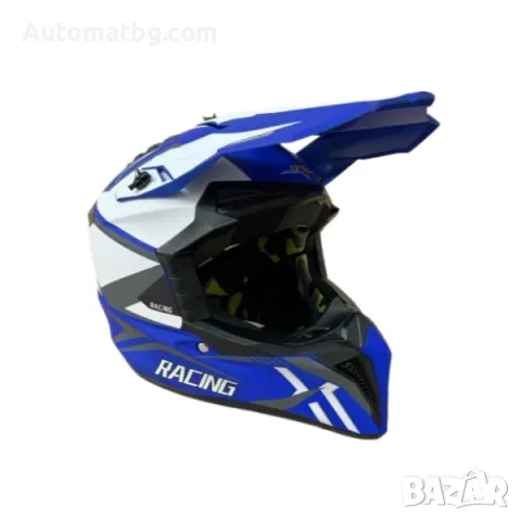 Кросова каска Automat, За мотор, Атв, Велосипед, S, M и L размер, Син, снимка 2 - Аксесоари и консумативи - 47560964