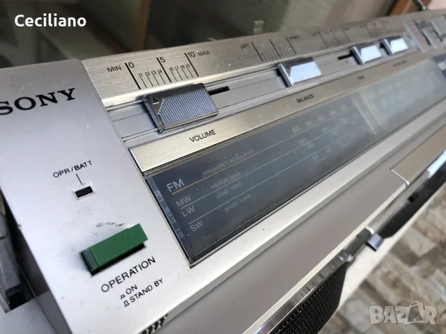 🔥Sony CFS-77 L– (Japan-80s) -рядък красив и колекционерски радиокасетофон !, снимка 7 - Радиокасетофони, транзистори - 56140526