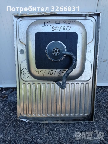 мивка за кухня IC Chrom, снимка 2 - Мивки - 51417697