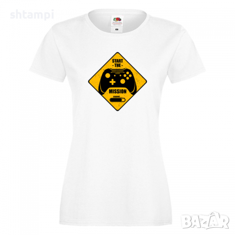 Дамска тениска Start The Mission, снимка 2 - Тениски - 36192888