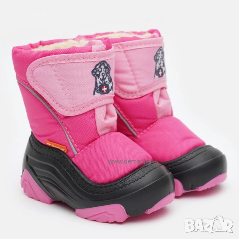 65лв „DEMAR“: Нови Бебе и Детски ботуши / апрески Естествена вълна. DOGGY РОЗОВ, снимка 2 - Бебешки боти и ботуши - 51687234