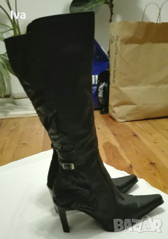 Дамски ботуши от естествена кожа, номер 38, неизползвани!, снимка 2 - Дамски ботуши - 44829457