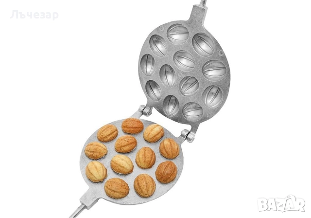 Метална форма за сладки, орехчета, 12 бр. и 16 бр., снимка 6 - Форми - 52848429