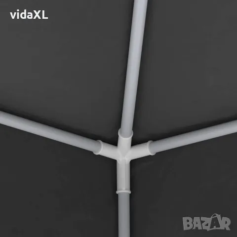 vidaXL Професионална парти шатра със стени 2x2 м антрацит 90 г/м², снимка 6 - Къмпинг мебели - 56147610