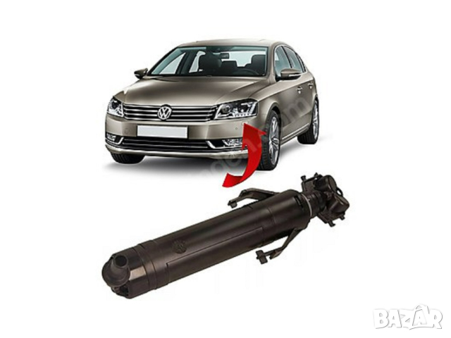 Дюза моторче за измиване на фарове за Volkswagen Passat 