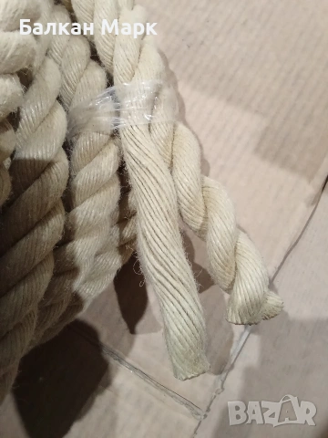 Конопено Въже 30мм / 15м ,Коноп/Юта-Ново, снимка 4 - Други стоки за дома - 53771430
