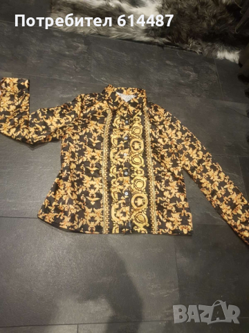 Дамска риза - тип ,,Версаче”размер 40 , снимка 2 - Ризи - 44594350