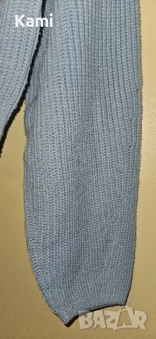 Светло син пуловер HM, XS размер, снимка 5 - Блузи с дълъг ръкав и пуловери - 51945470