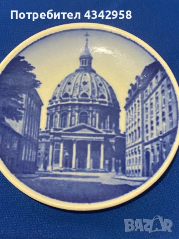 Royal Copenhagen. 6 бр.чинийки за стена.Porcelain., снимка 3 - Антикварни и старинни предмети - 52021523